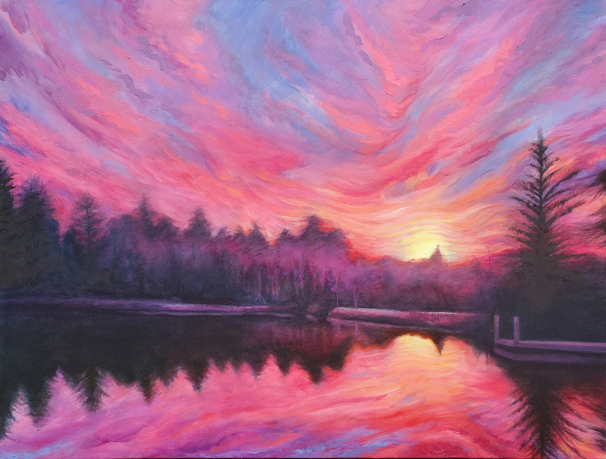 Michelle Lee painting